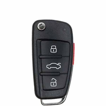 Keyless Factory KeylessFactory:Remote Flip Keys:2006-2012 AUDI A3 REMOTE FLIP KEY /NBG009272T / 48 CHIP RFK-AUD-72T